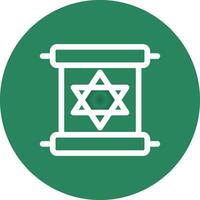 Scroll torah Creative Icon Design vector