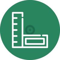 Ruler Creative Icon Design vector