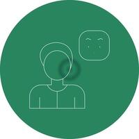 Amused Creative Icon Design vector