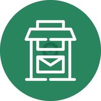 Postbox Creative Icon Design vector