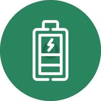 Charging Battery Creative Icon Design vector