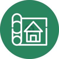 House Sketch Creative Icon Design vector