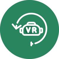 Virtual Reality Creative Icon Design vector