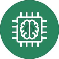 Super Brain Creative Icon Design vector