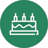 Cake Creative Icon Design vector