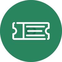 Ticket Creative Icon Design vector