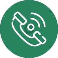 Phone Receiver Creative Icon Design vector