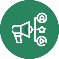 Advertising Creative Icon Design vector