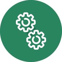 Gears Creative Icon Design vector