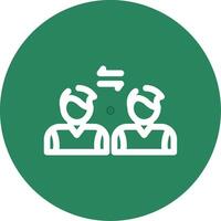Social Distancing Creative Icon Design vector