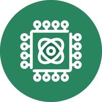 Quantum Technology Creative Icon Design vector