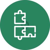 Puzzle Creative Icon Design vector
