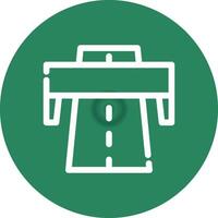 Motorway Creative Icon Design vector