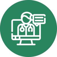 Telemedicine Creative Icon Design vector