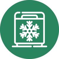 Freezer Creative Icon Design vector