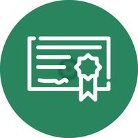 Diploma Creative Icon Design vector