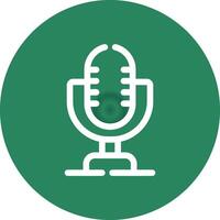 Microphone Creative Icon Design vector