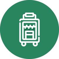 Luggage Creative Icon Design vector