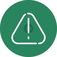 Warning Creative Icon Design vector