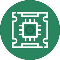Processor Creative Icon Design vector