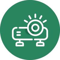 Projector Creative Icon Design vector