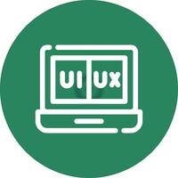 Ui Ux Creative Icon Design vector