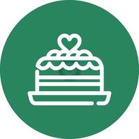 Cake Creative Icon Design vector