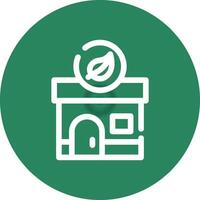 Eco House Creative Icon Design vector