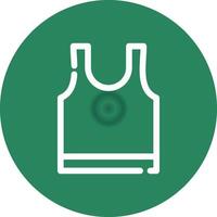 Tank Top Creative Icon Design vector