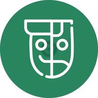 Cyborg Creative Icon Design vector