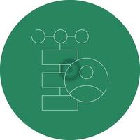 Client Database Creative Icon Design vector
