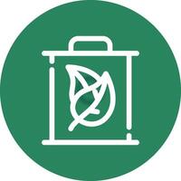 Biofuel Creative Icon Design vector