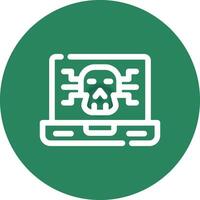 Malware Creative Icon Design vector
