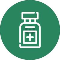 diseño de icono creativo de medicamentos vector