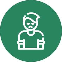 Depression Creative Icon Design vector