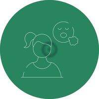Calm Down Creative Icon Design vector