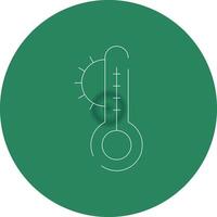 Temperature Creative Icon Design vector