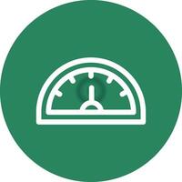 Speedometer Creative Icon Design vector