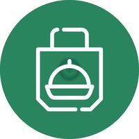 Food Delivery Creative Icon Design vector