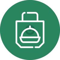 Food Delivery Creative Icon Design vector