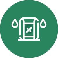 Humidity Sensor Creative Icon Design vector