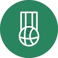 Line Circle Gradient Design vector