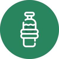 Water Bottle Creative Icon Design vector