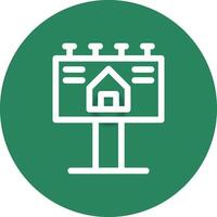 Billboard Creative Icon Design vector