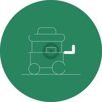 Food Cart Creative Icon Design vector