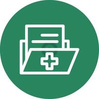 Medical History Creative Icon Design vector