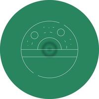 Doughnut Creative Icon Design vector