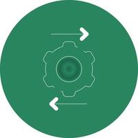 Machine to Machine Creative Icon Design vector