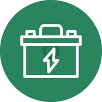 Battery Creative Icon Design vector