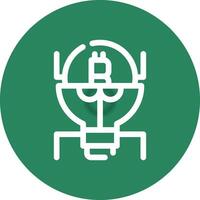 Cryptocurrency Creative Icon Design vector